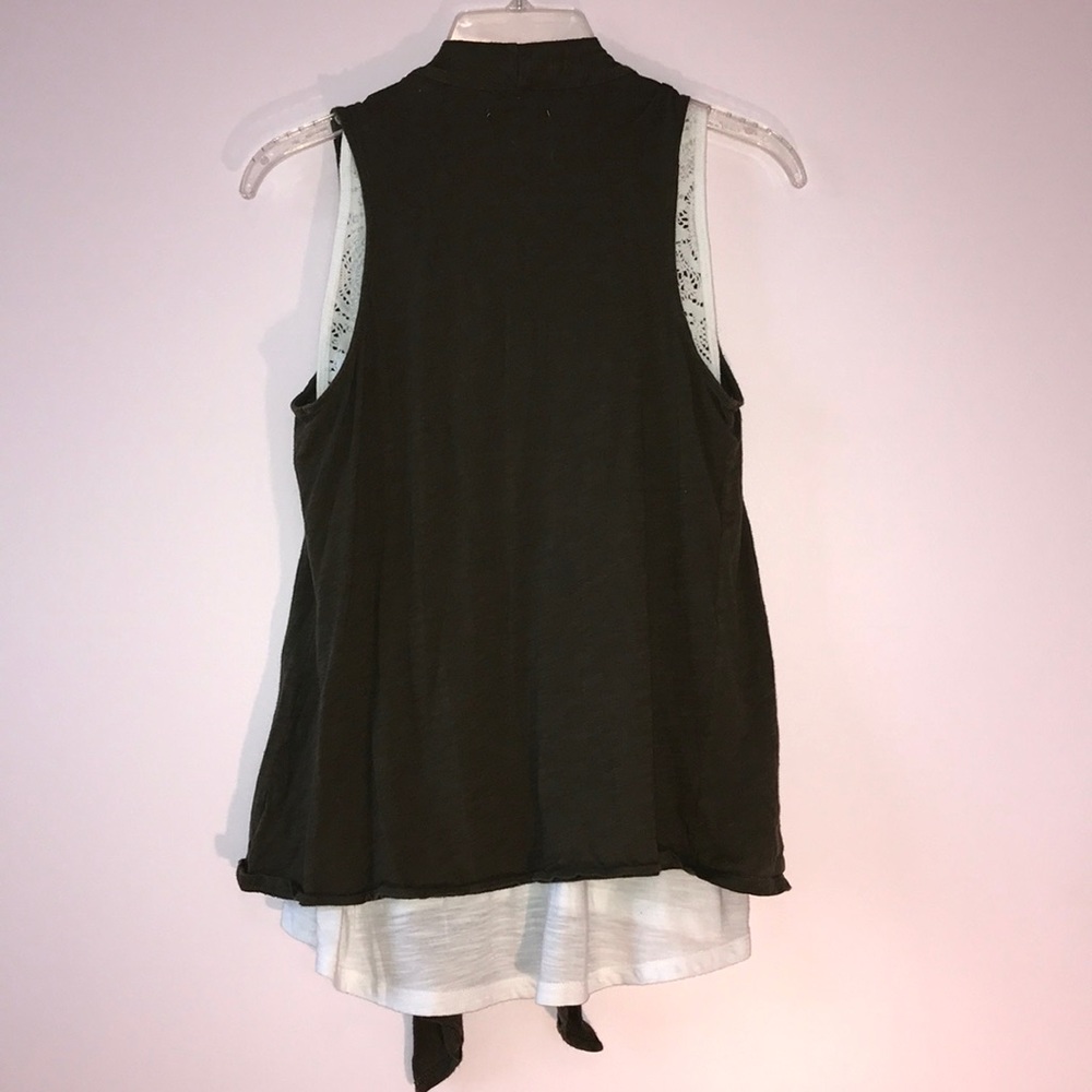 Dark Olive Summer Vest - Picture 5 of 6